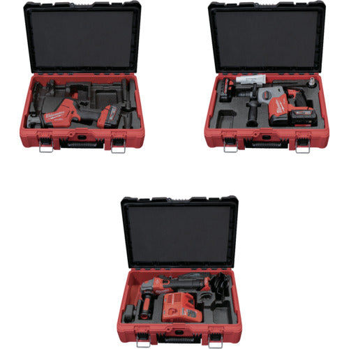 milwaukee M18FPP3AE533PJP M18 FUELパワーパック（ハンマードリル、コンパクトレシプロソー、１００ｍｍ変速ディスクグラインダー）