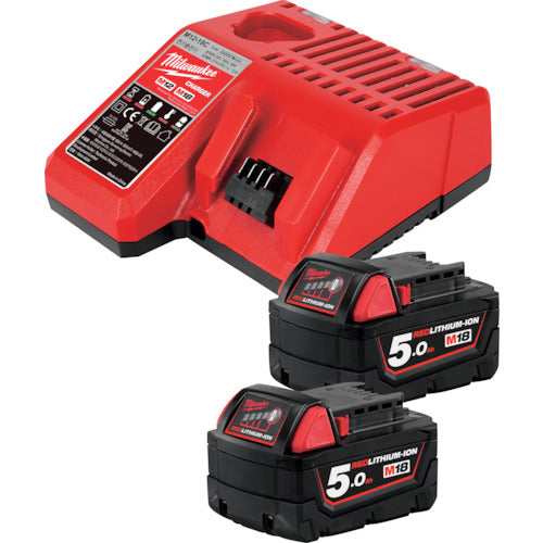 milwaukee M18NRG502JP M18 (2) 5.0Ah スタートキット