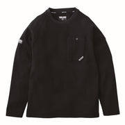 寅壱 9285-617 長袖クルーネックTシャツ 2025-26AW新作 ブラック