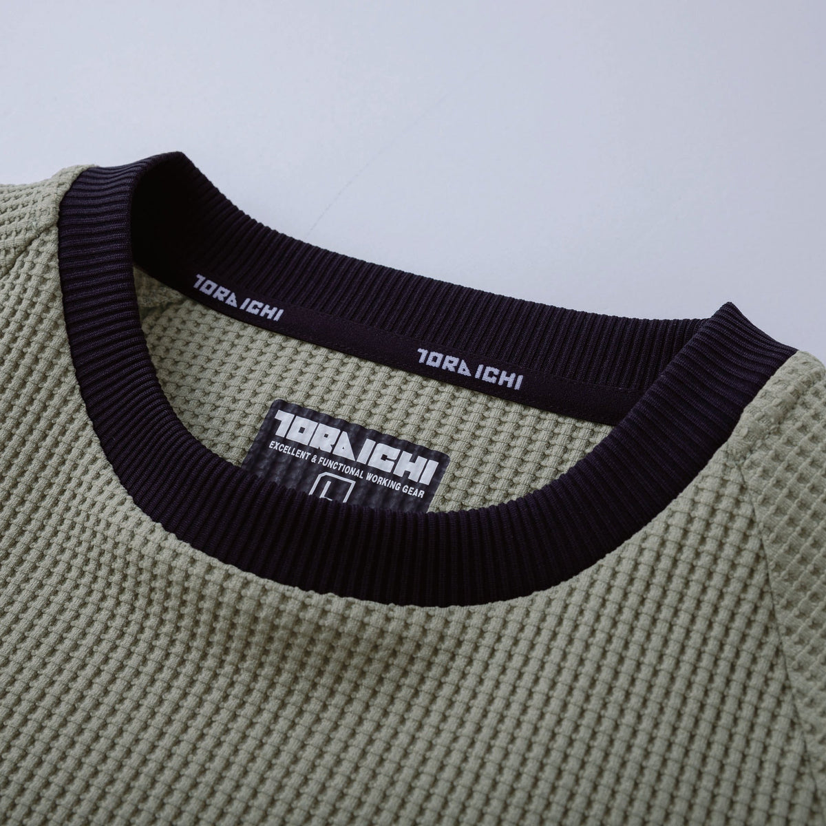 寅壱 9285-617 ワッフルニット長袖クルーネックTシャツ SPEEDRY® 消臭・速乾