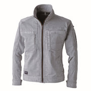 寅壱 3550-124 ワークジャケット シルバー 正面