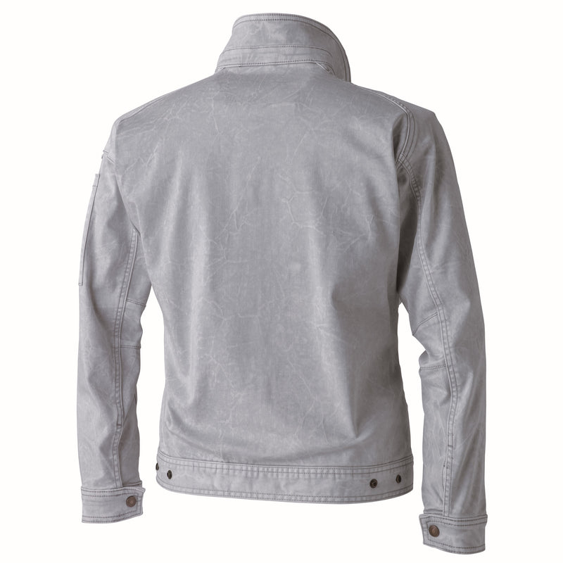 寅壱 3550-124 ワークジャケット シルバー バックスタイル