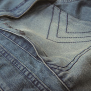 寅壱 8890-501 デニムつなぎ 2024-25AW新作 胸ポケットマチ付