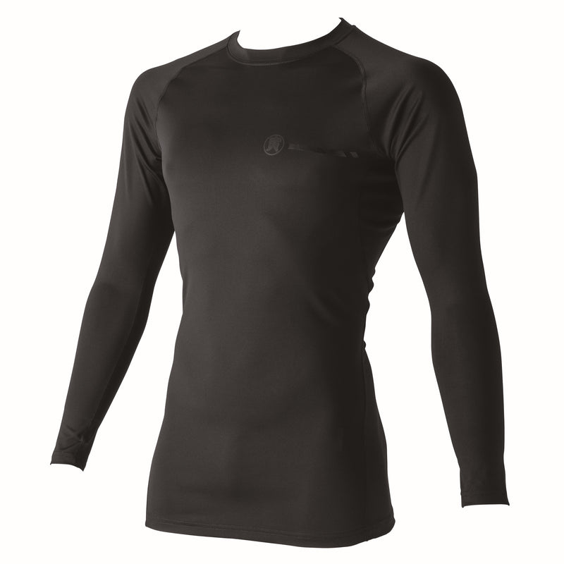 寅壱 7975-617 長袖クルーネックTシャツ クロ