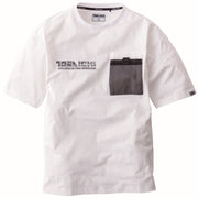 寅壱 5955-618 半袖クルーネックTシャツ シロ