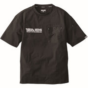 寅壱 5955-618 半袖クルーネックTシャツ クロ