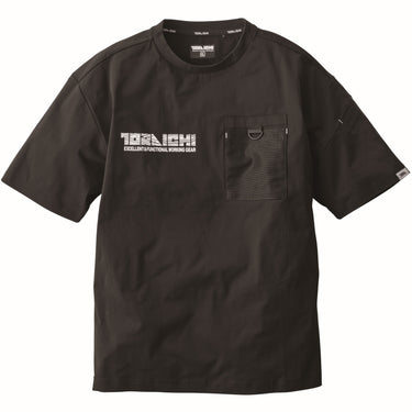 寅壱 5955-618 半袖クルーネックTシャツ クロ