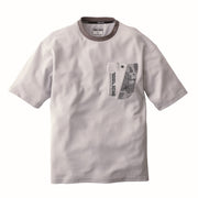 寅壱 5993-618 半袖クルーネックTシャツ シルバー 正面