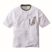 寅壱 5993-618 半袖クルーネックTシャツ シロ