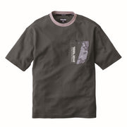 寅壱 5993-618 半袖クルーネックTシャツ スミグレー