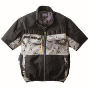 寅壱 1082-116 空調服®半袖ジャケット クロ 正面