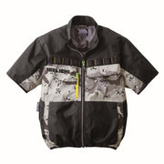 寅壱 1082-116 空調服®半袖ジャケット クロ 正面