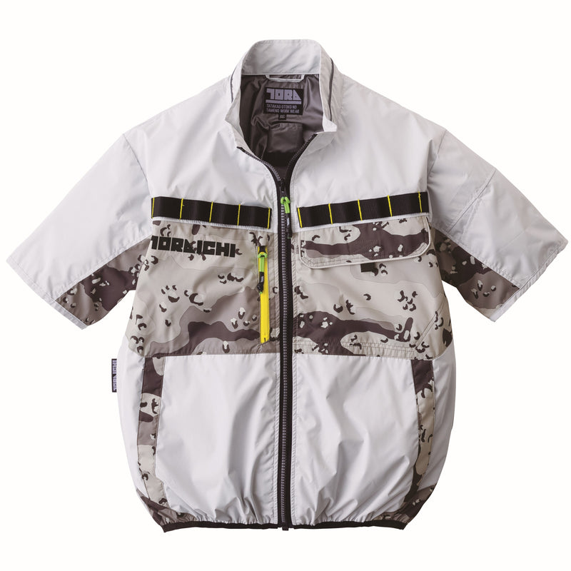 寅壱 1082-116 空調服®半袖ジャケット シルバー