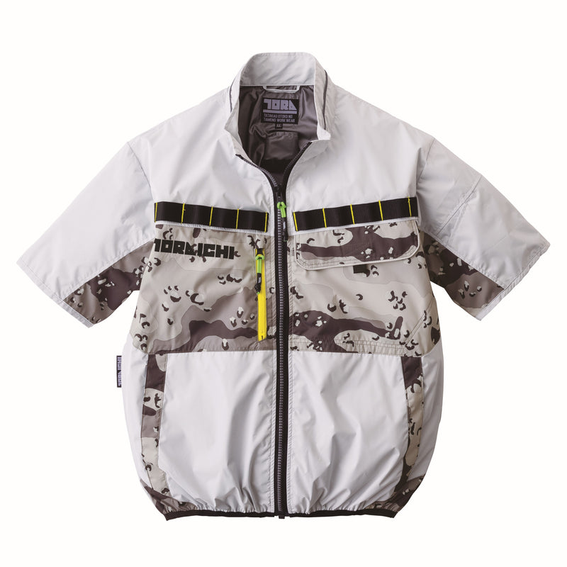 寅壱 1082-116 空調服®半袖ジャケット シルバー