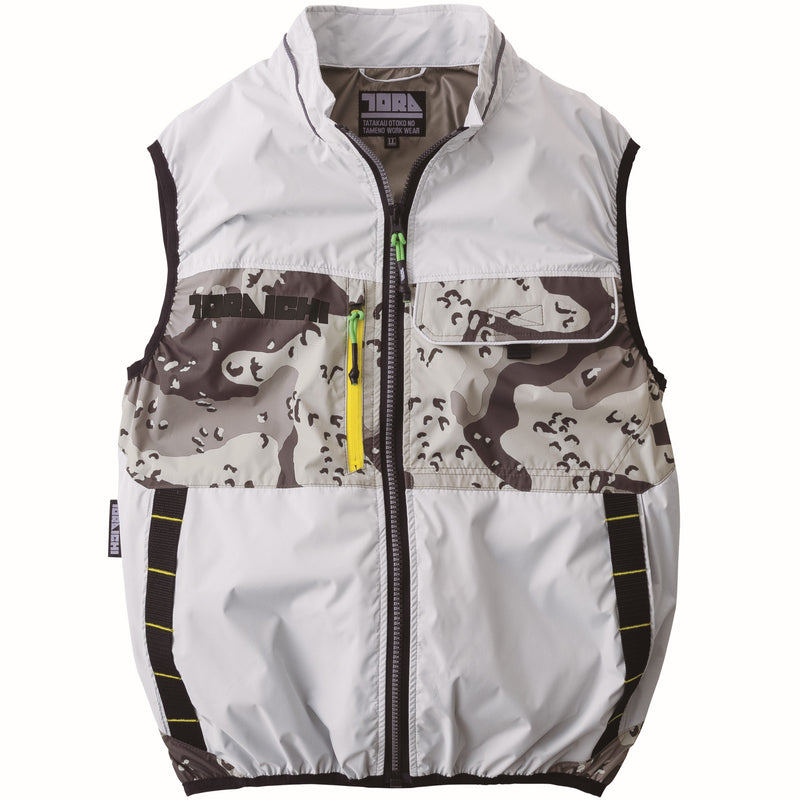 寅壱 1082-611 空調服®ベスト シルバー