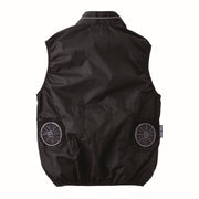 寅壱 1082-611 空調服®ベスト クロ 背面