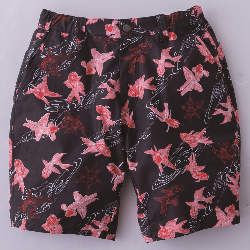 寅壱 2250-241 ハーフパンツ 2025SS新作 限定品 金魚