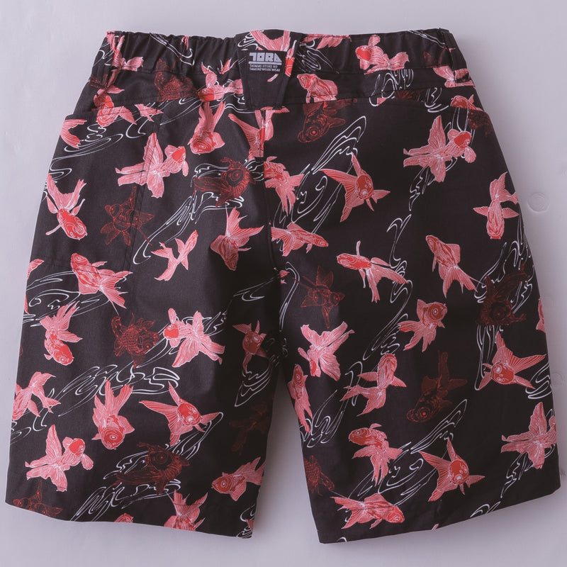 寅壱 2250-241 ハーフパンツ 2025SS新作 限定品 金魚