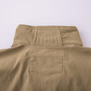 寅壱 9551-124 ワークジャケット カーキ 襟後ろ