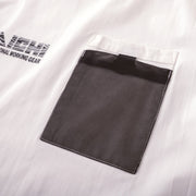 寅壱 5955-618 半袖クルーネックTシャツ シロ 胸ポケット二重仕様