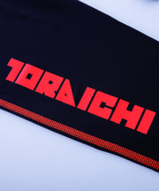 寅壱 7996-617 長袖クルーネックTシャツ オレンジ オリジナルプリント