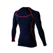 寅壱 7996-617 長袖クルーネックTシャツ オレンジ 背面