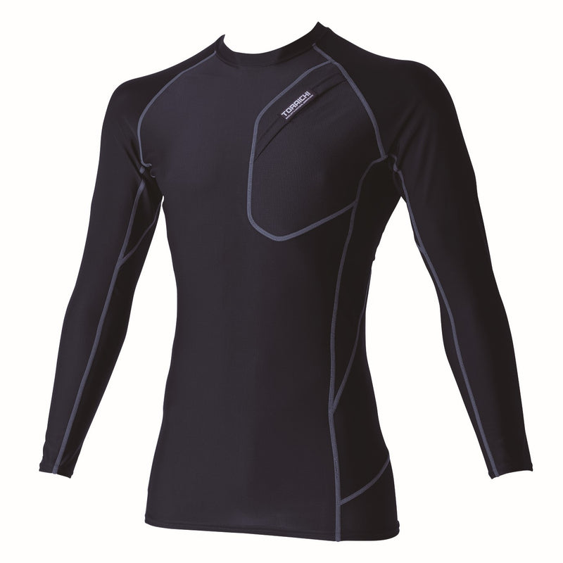 寅壱 5982-617 長袖クルーネックＴシャツ 濃コン