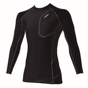 寅壱 5982-617 長袖クルーネックＴシャツ クロ