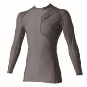 寅壱 5982-617 長袖クルーネックＴシャツ グレー