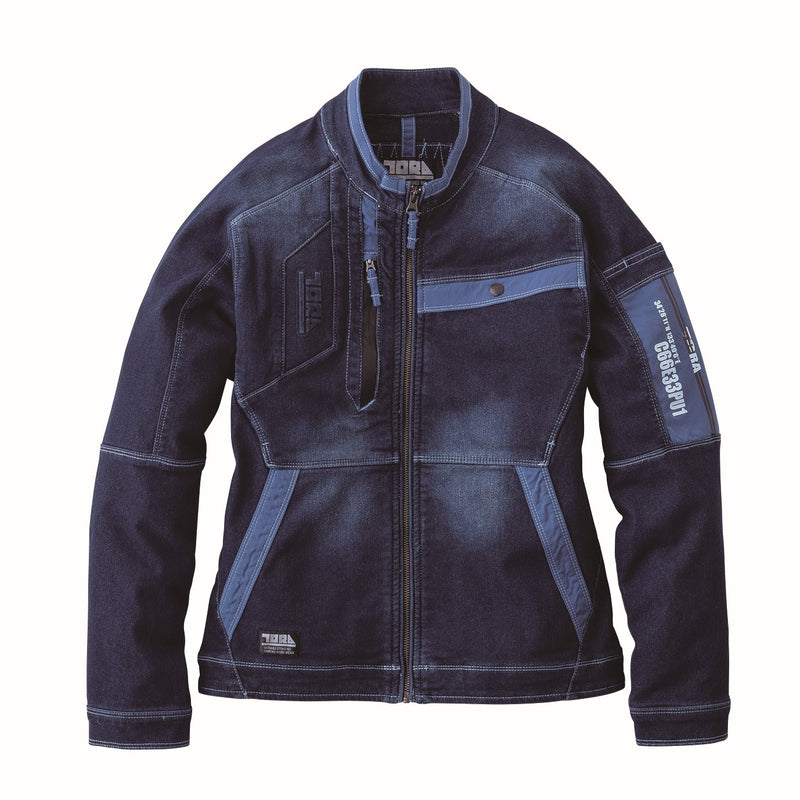 寅壱 8860-124 デニムワークジャケット コン