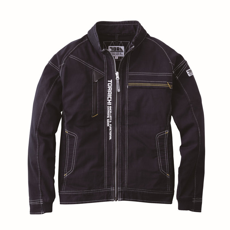 寅壱 8880-124 デニムワークジャケット 濃コン 正面