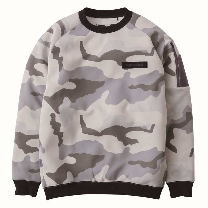 寅壱 5314-627 ワークトレーナー 2025-26AW新作 迷彩グレー