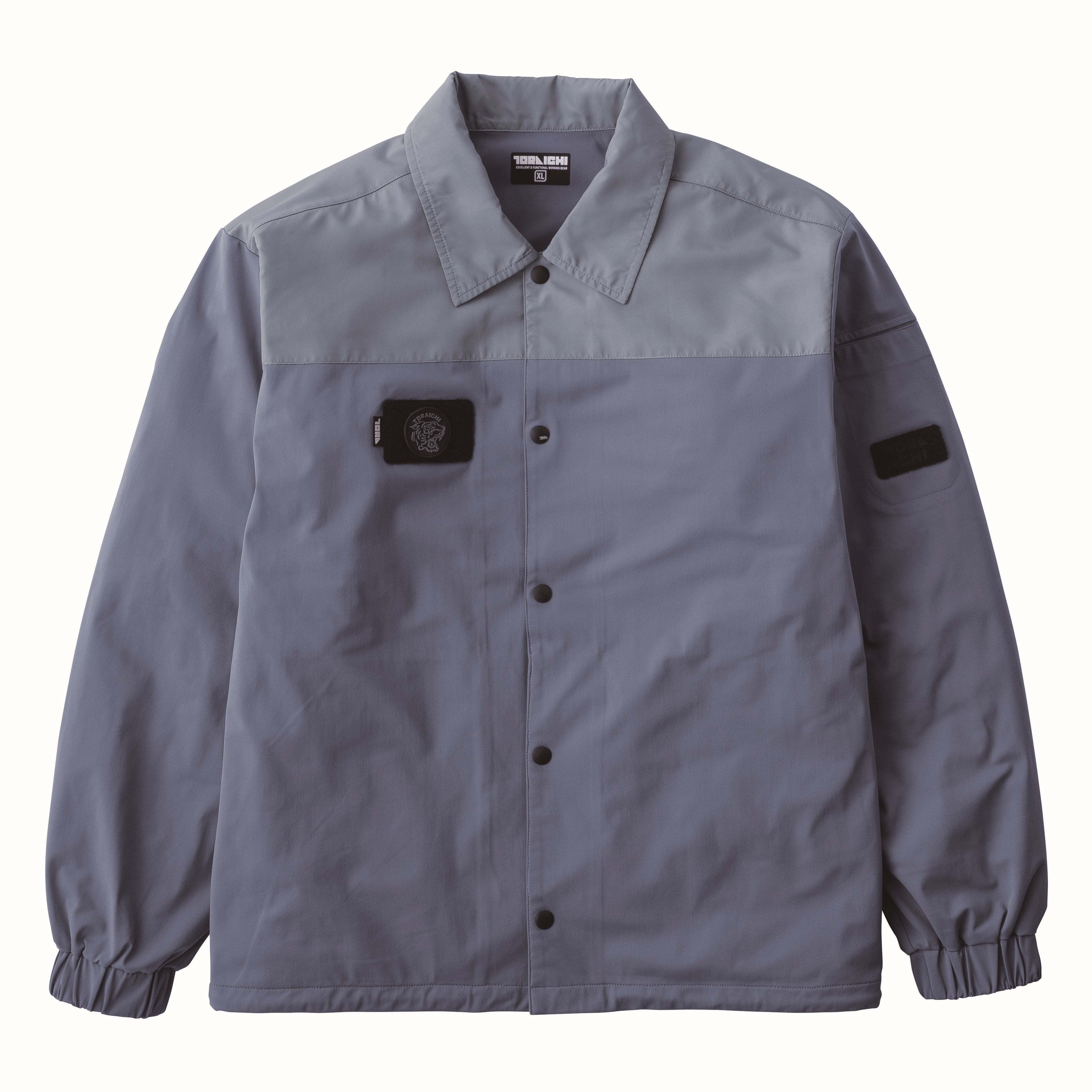 寅壱 5958-124 コーチジャケット SPEEDRY ストレッチ 襟あり ルーズ