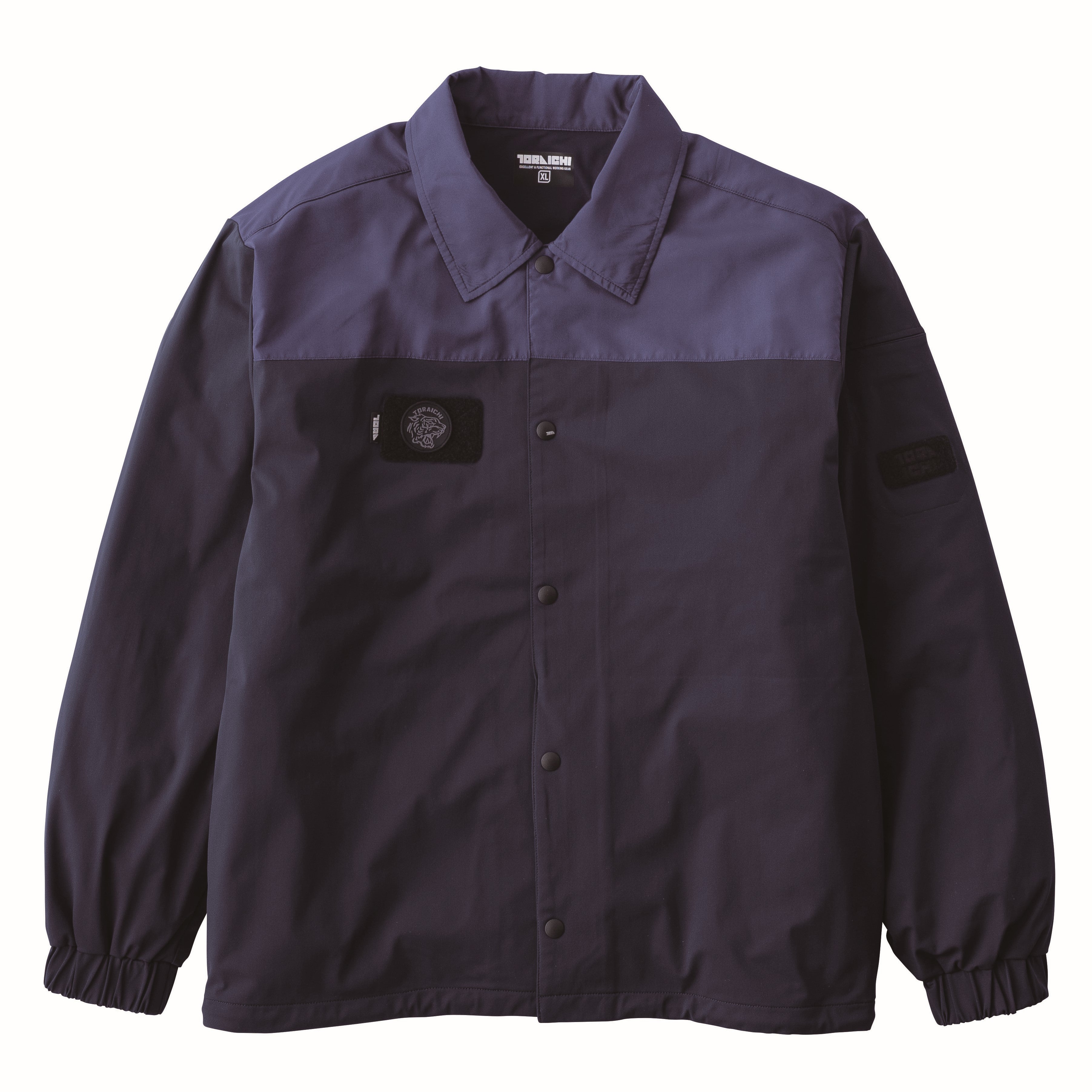 寅壱 5958-124 コーチジャケット SPEEDRY ストレッチ 襟あり ルーズ