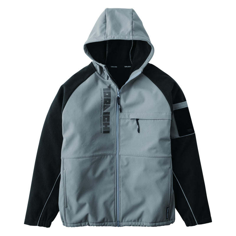 寅壱 7941-652 ボンディングフルジップパーカー 2025-26AW新作 クロ