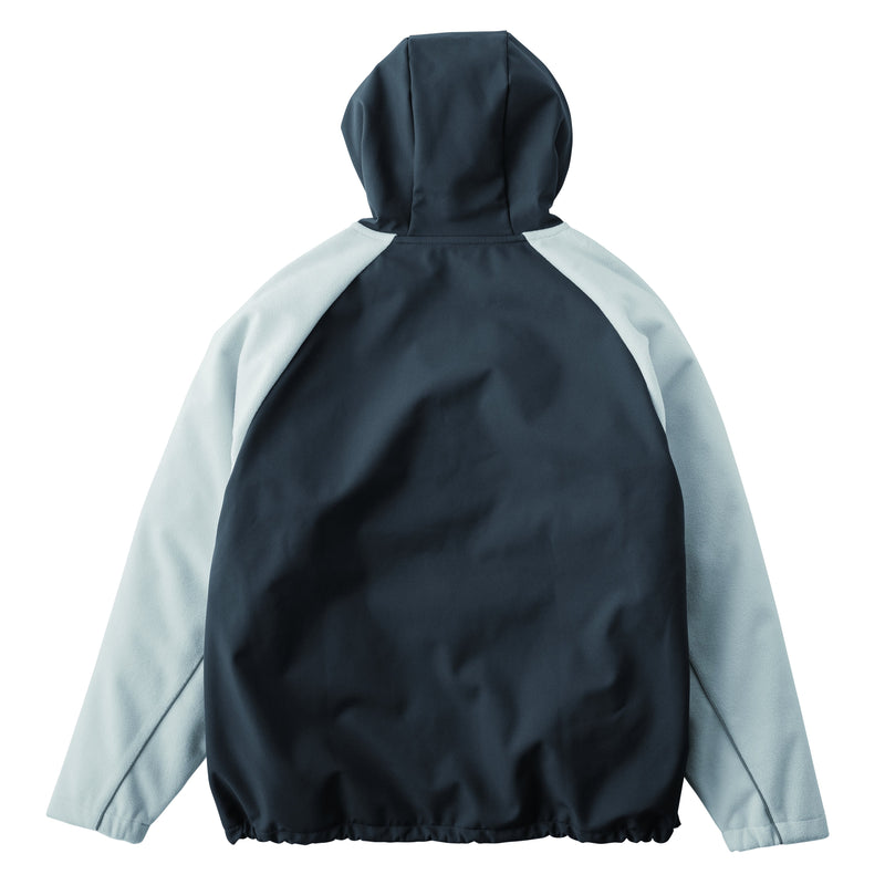 寅壱 7941-652 ボンディングフルジップパーカー 2025-26AW新作 シロ バックスタイル