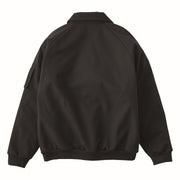 寅壱 2803-124 ボンディングパイロットジャンパー 2025-26AW新作 ブラック バックスタイル