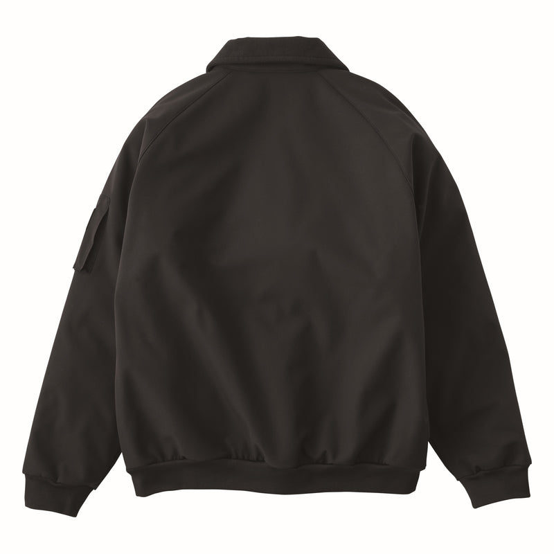 寅壱 2803-124 ボンディングパイロットジャンパー 2025-26AW新作 ブラック バックスタイル