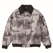 寅壱 2803-124 ボンディングパイロットジャンパー 2025-26AW新作 迷彩グレー