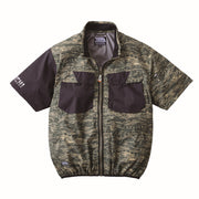 寅壱 1080-116 空調服(R) 半袖ジャケット 迷彩 正面