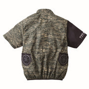 寅壱 1080-116 空調服(R) 半袖ジャケット 迷彩 バックスタイル