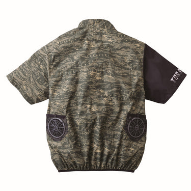 寅壱 1080-116 空調服(R) 半袖ジャケット 迷彩 バックスタイル