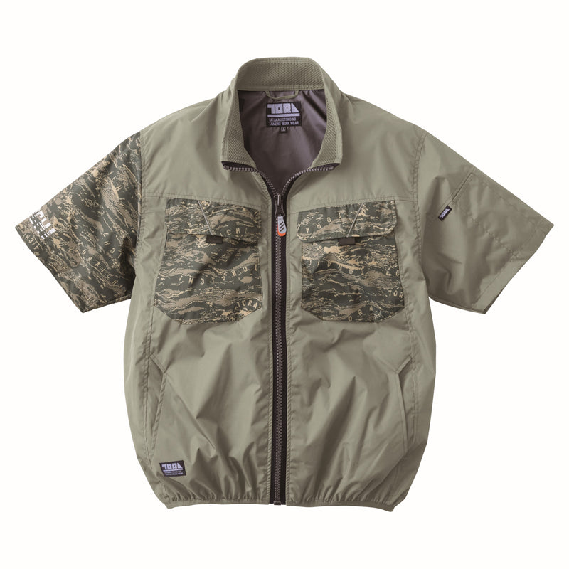 寅壱 1080-116 空調服(R) 半袖ジャケット ディープグレー