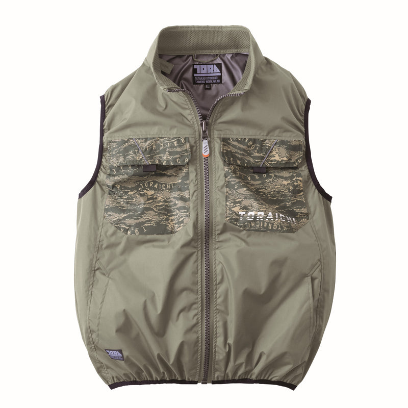 寅壱 1080-611 空調服(R) ベスト ディープグレー