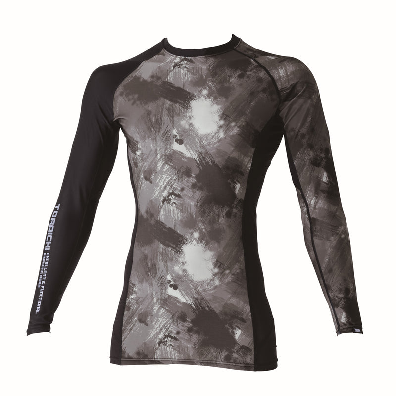 寅壱 5987-617 長袖クルーネックＴシャツ クロ