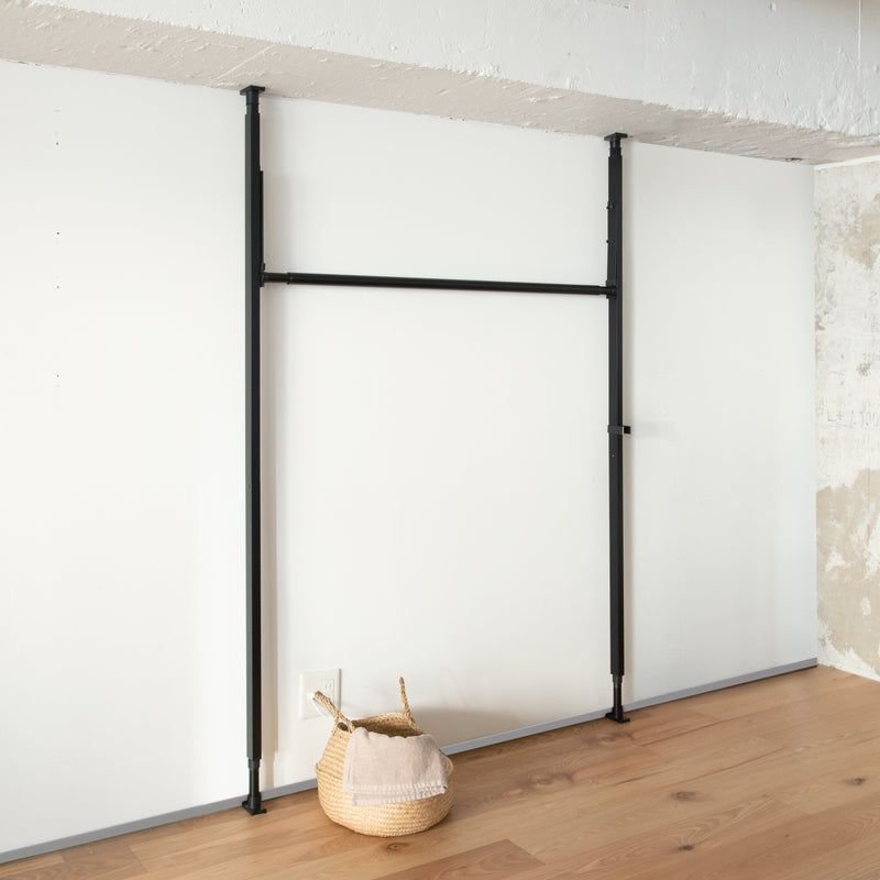 窓枠物干し　FRAMES　ブラック