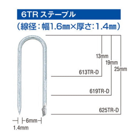 MAXステープル 625TR-D