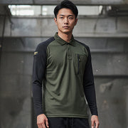 AVIREX AV807 接触冷感 ハイブリッドポロシャツ 熱中症対策 作業服 袖コンプレッション 2026SS