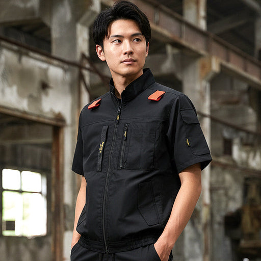 AVIREX AV413 ミリタリー サイドファン空調服 ワーク半袖ブルゾン 熱中症対策 2026SS