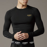 AVIREX AV810 接触冷感 消臭 吸汗速乾 長袖アンダーレイヤー 熱中症対策 インナー コンプレッション 2026SS
